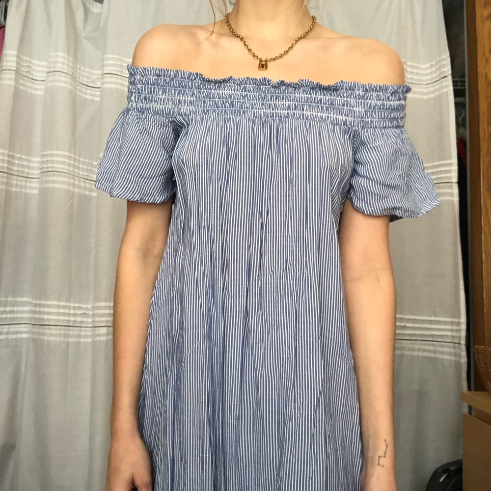 Urban Outfitters Off-the-Shoulder Shift Dress